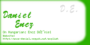 daniel encz business card